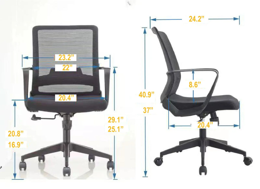 Black Mesh Office Chair N893054