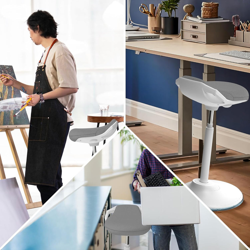 Adjustable Ergonomic Standing Stool Y156