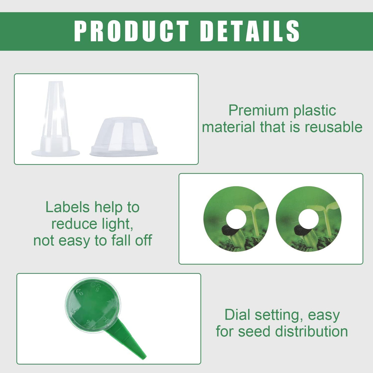 24 Sets Seed Pod Kit for Hydroponic Growing System Y22077