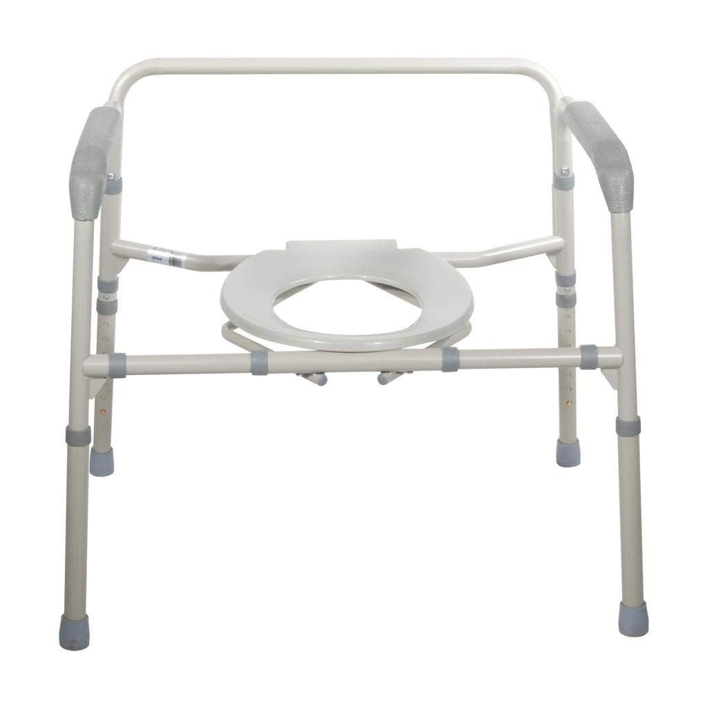 Gray Heavy Duty Bariatric Commode Chair G5249