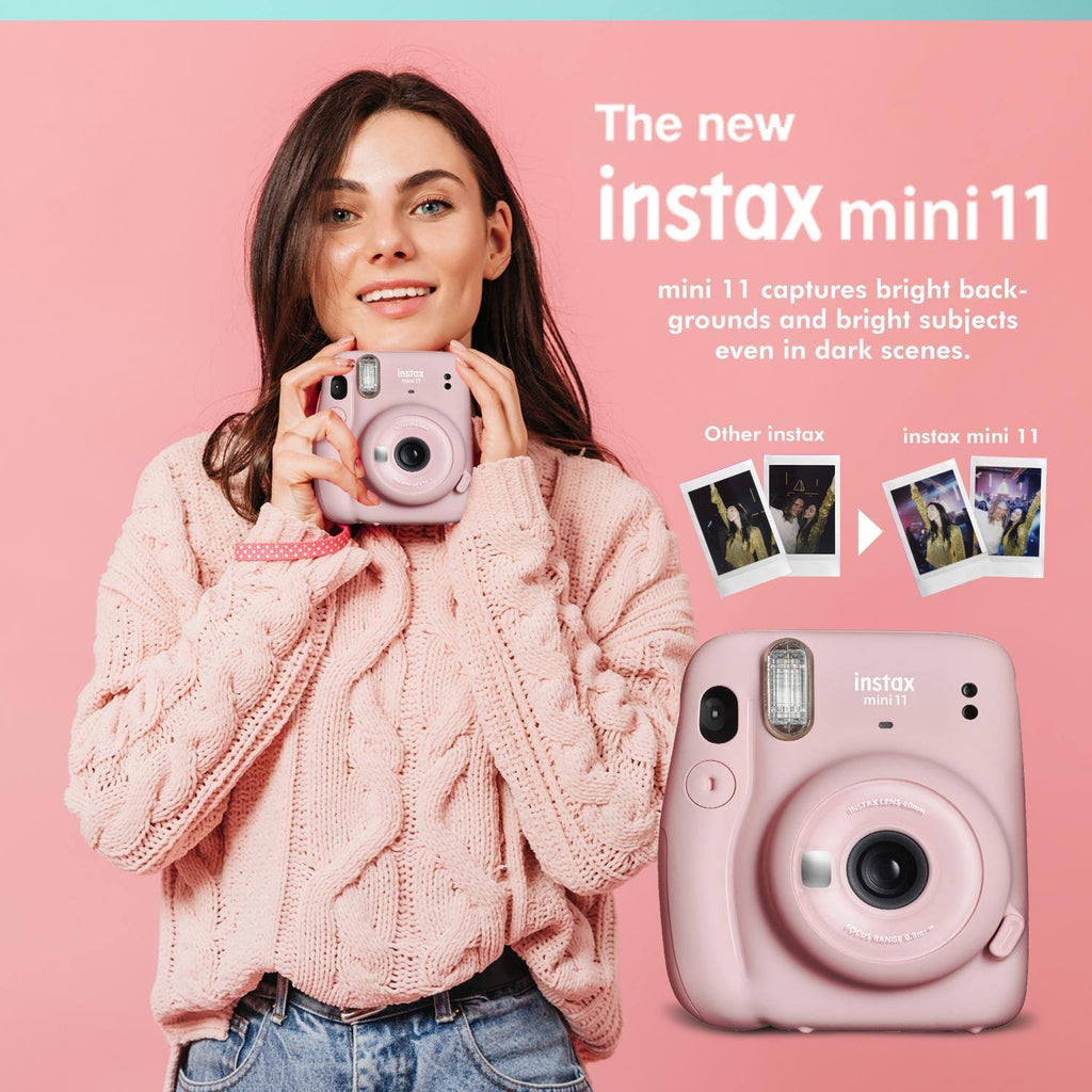 Blush Pink Instant Film Camera P385