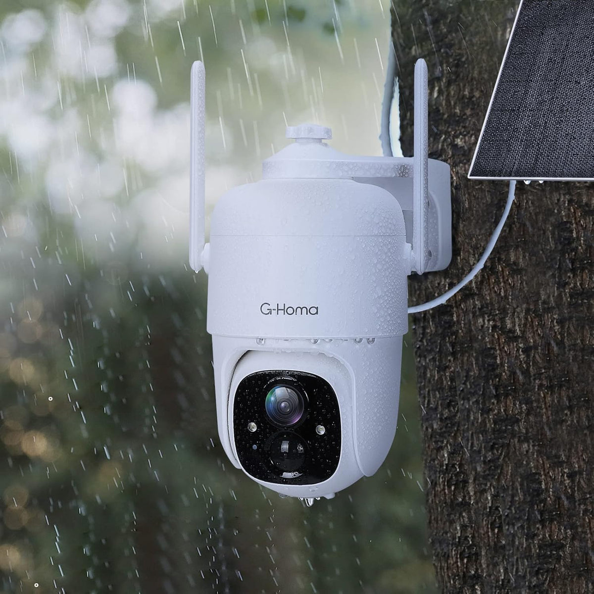 Solar Powered Wireless 360° PTZ Security Camera G453