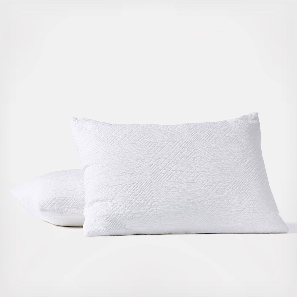 Standard Organic Matelasse Sham N5401