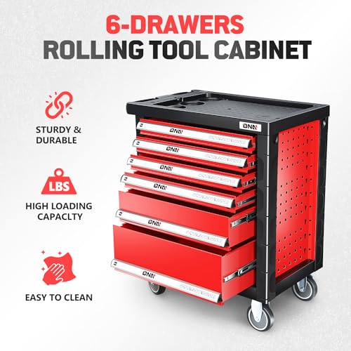 Green 7-Drawer Rolling Tool Cabinet Chest O4443