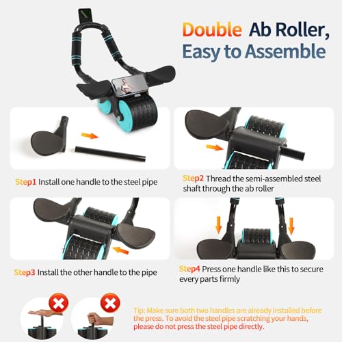 Ab Roller Wheel with Knee Mat G70043