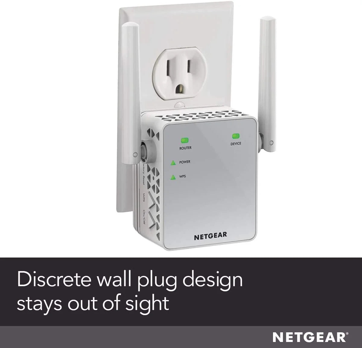 AC750 Dual Band Wi-Fi Range Extender, Up to 1000 Sq Ft O1884
