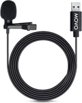 USB Lavalier Clip-on Omnidirectional Computer Microphone U879