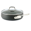 4-Quart Black Nonstick Hard Anodized Saute Pan L9055