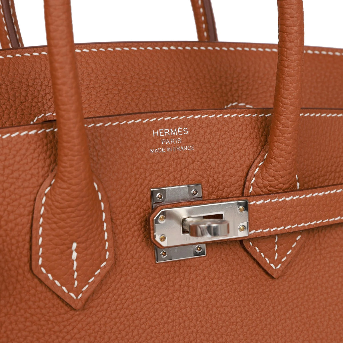 Gold Togo Palladium Hardware Handbag O217