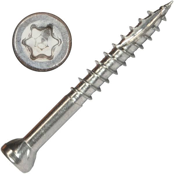 300 Series Stainless Steel Trim Screws Star Drive 4000 Count F986648