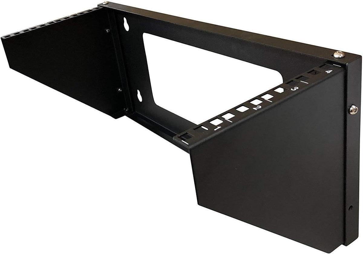 19 Inch Steel Vertical Rack Wall Mountable Server Rack Mount (Black-6U) S628