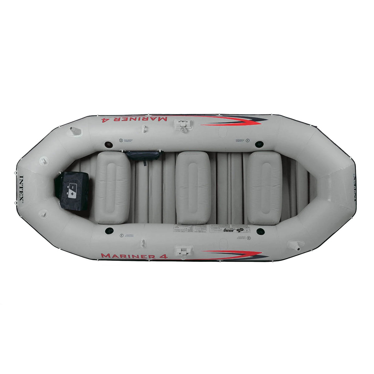 4 Person Inflatable Boat with Pump and Oars Set T287
