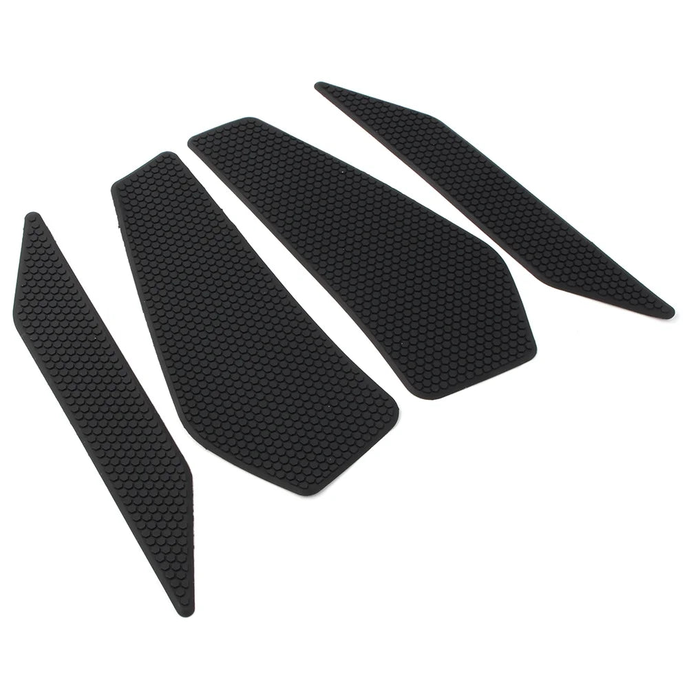 4x Motorbike Side Tank Traction Grips Pads S766