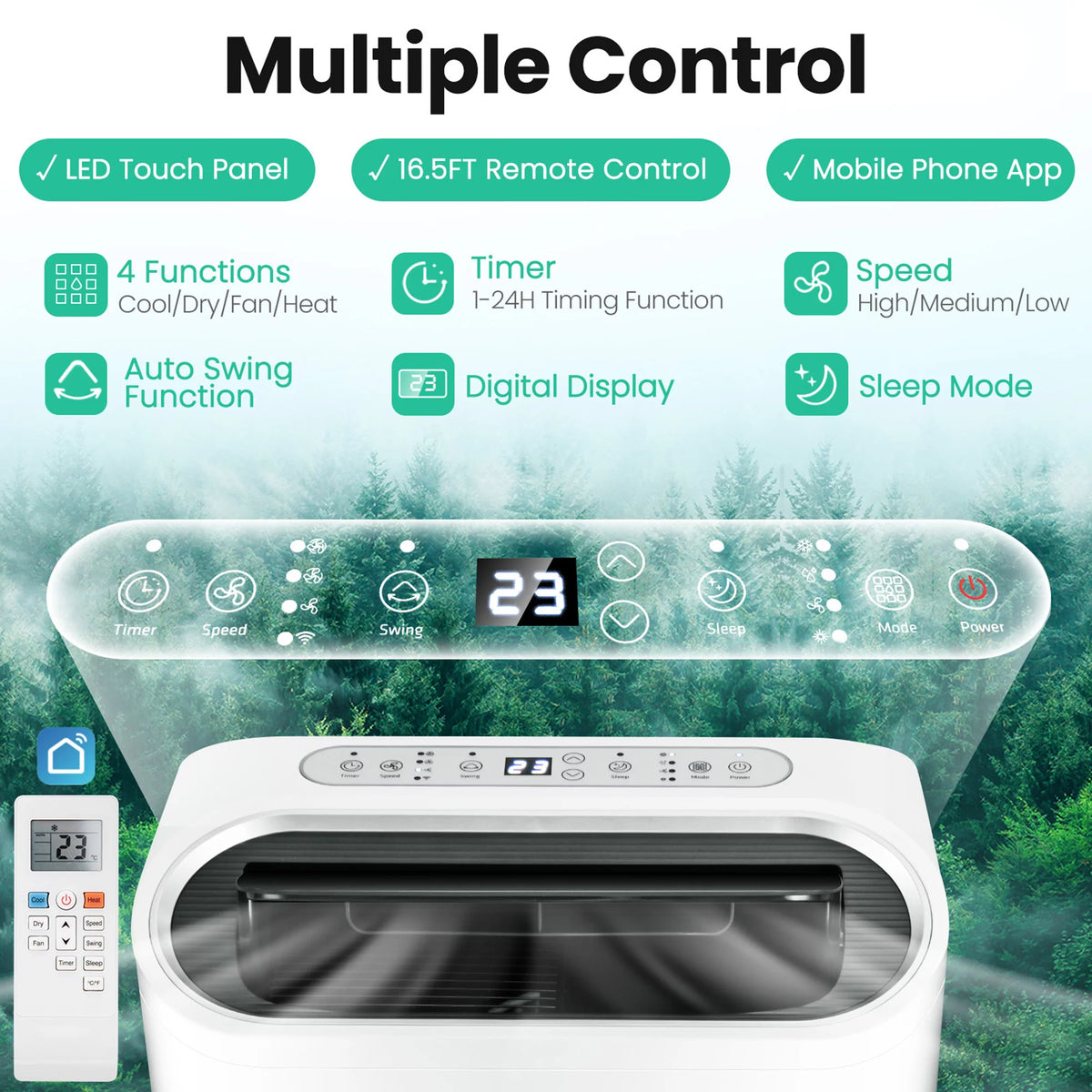 14000 BTU Portable Air Conditioner S79878
