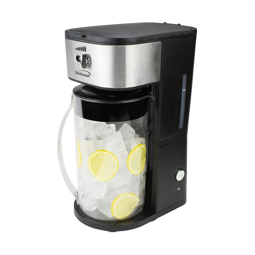 Black Iced Tea and Coffee Maker with 64 Ounce Pitcher E184