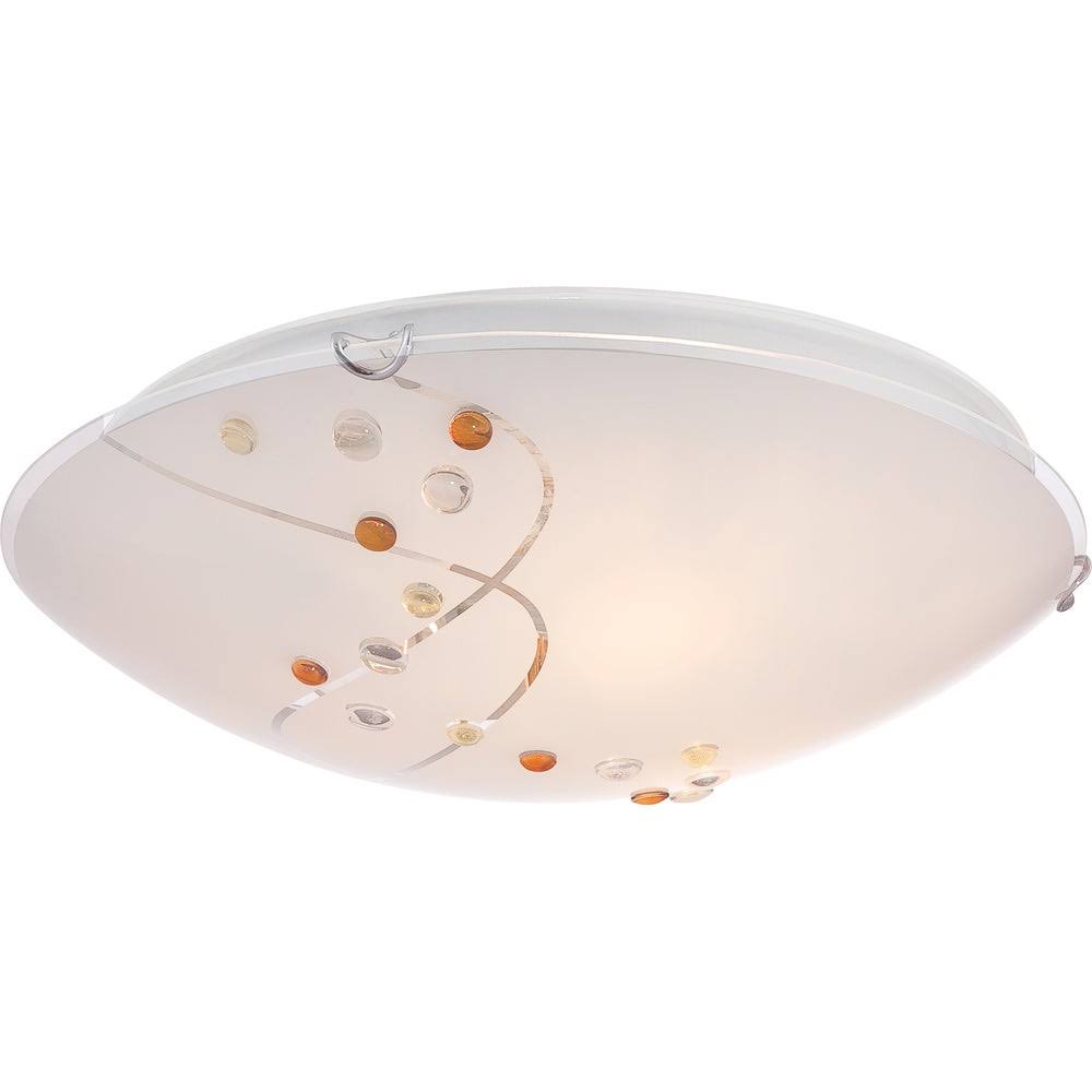Polished Chrome 3-Light Flush Mount N5355