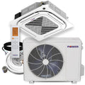 24,000 BTU 20.7 SEER 8-Way Slim Cassette Mini-Split Air Conditioner Heat Pump System X8554