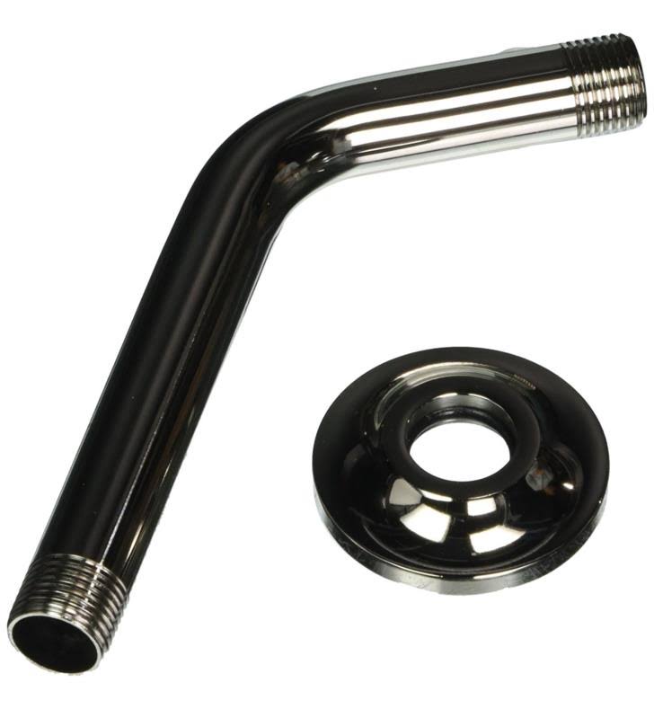 Satin Copper Showerarm with Escutcheon V640