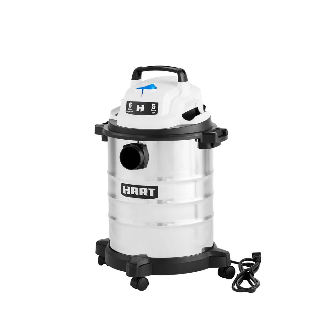 6 Gallon 5 Peak HP Stainless Steel Wet/Dry Vacuum V450664