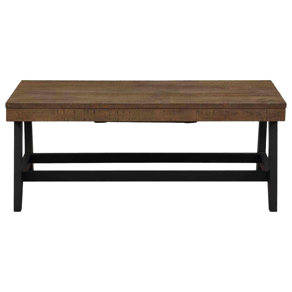 Caramel and Ebony Lift-Top Coffee Table O2848