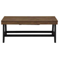 Caramel and Ebony Lift-Top Coffee Table O2848