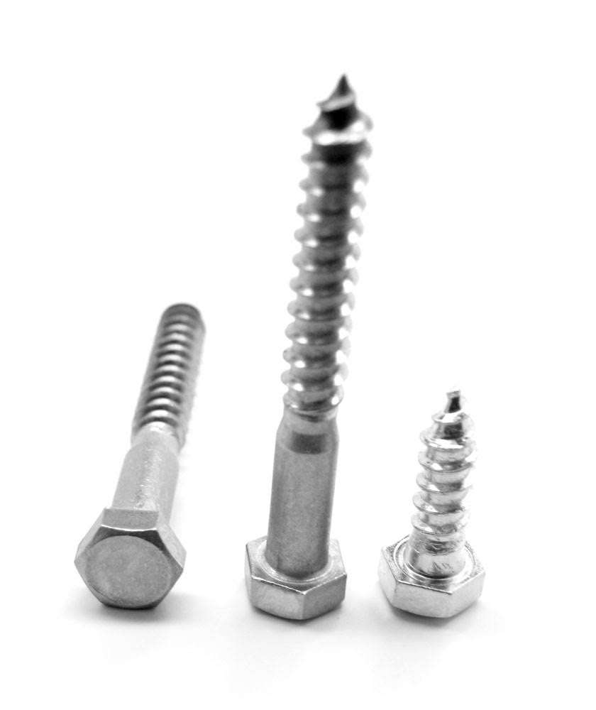 1/2x22-6 x 20x22 Hex Lag Screw Low Carbon Steel Zinc Plated J622591