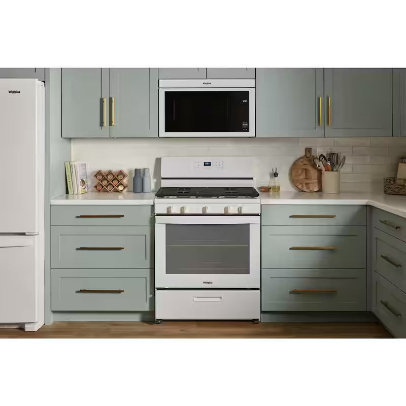 30 in. 1.1 cu. ft. Over-the-Range Microwave in White with Turntable K446247