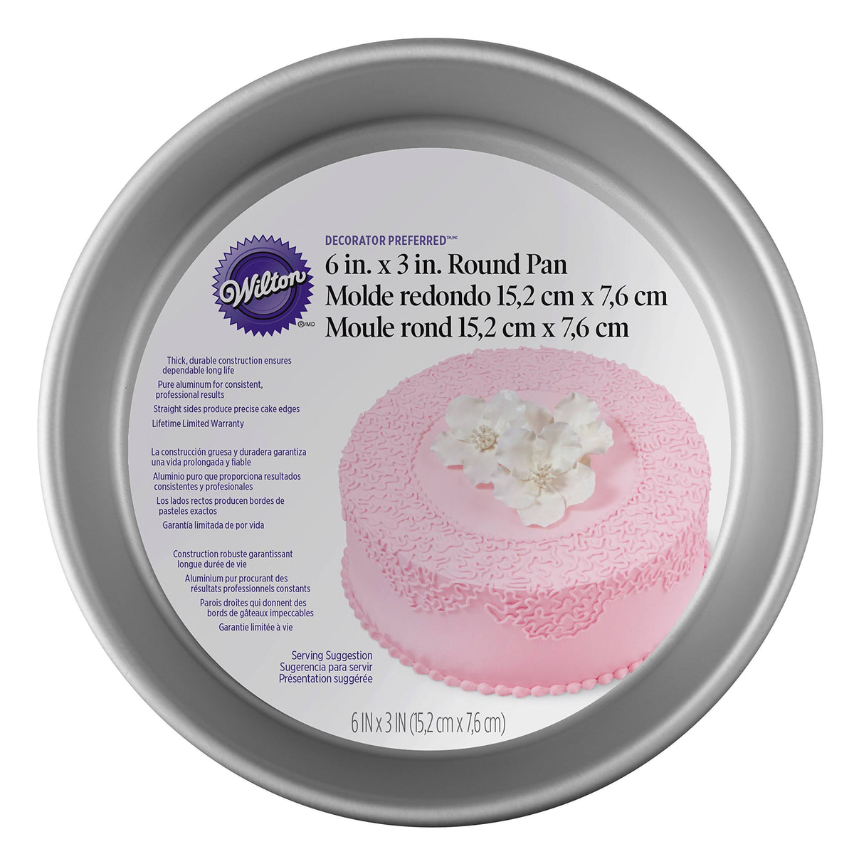 Round Cake Tin, Aluminium, 15cm G5028