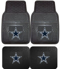 4 Piece Heavy Duty Vinyl Car Mats A8875