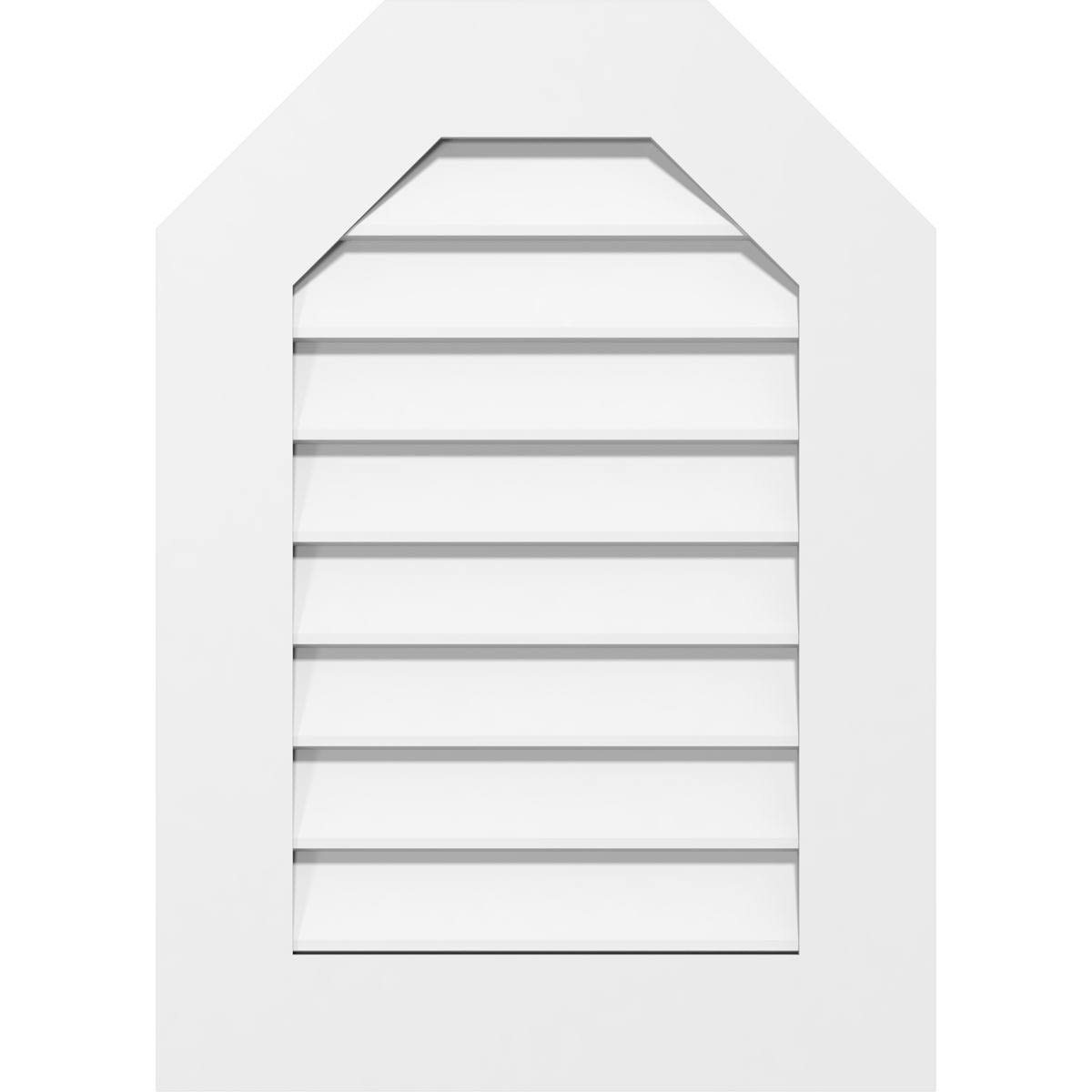 Octagonal Top Surface Mount PVC Gable Vent S367902