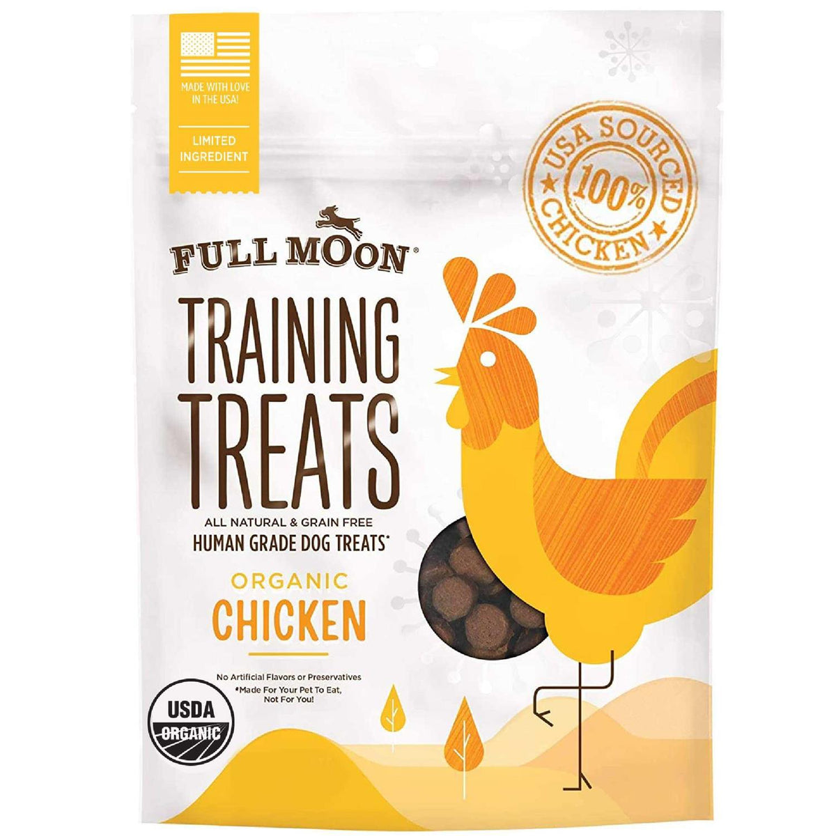 USDA Organic Chicken Dog Treats 175 Treats Y665