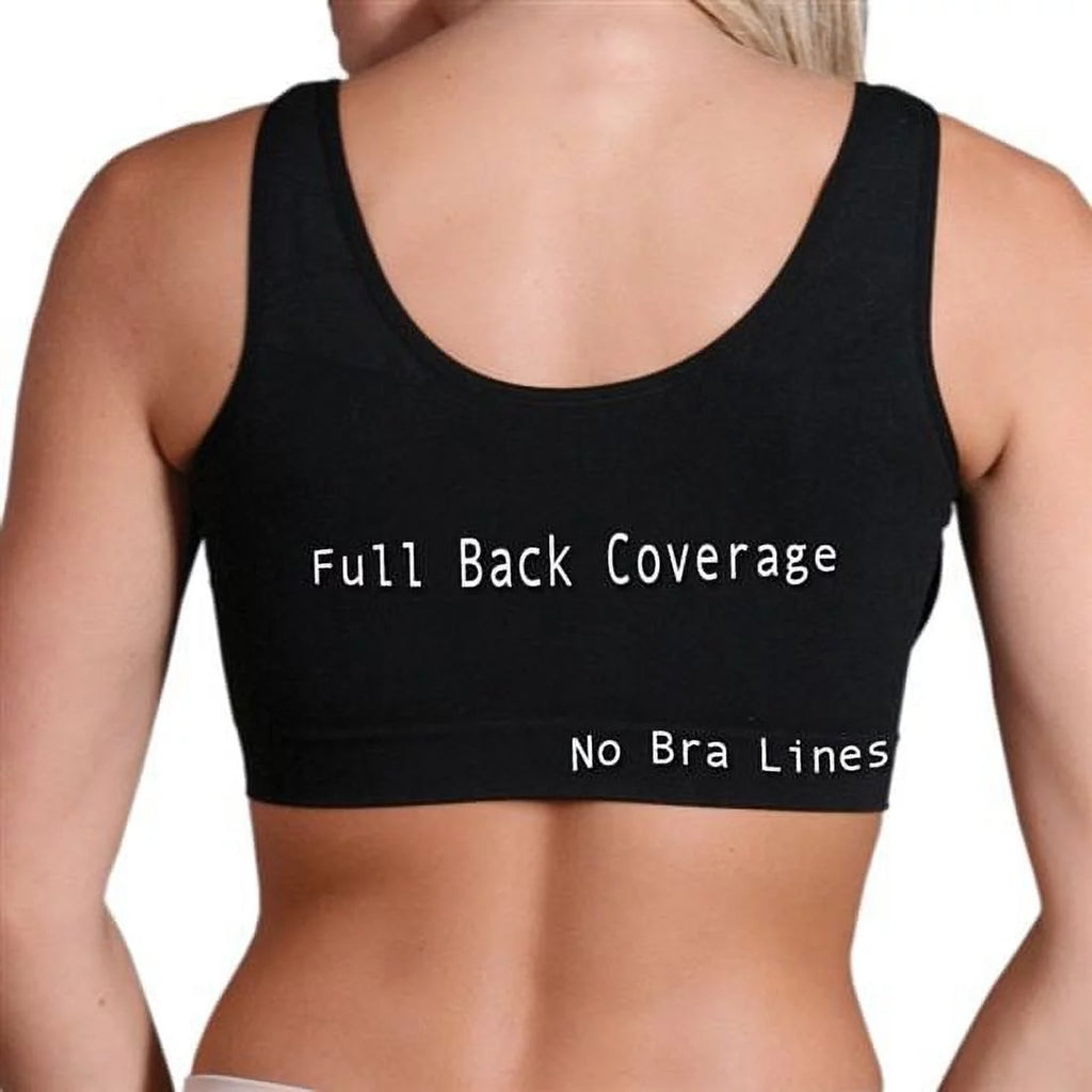 Black Seamless Non-padded Underwire Bra L972098