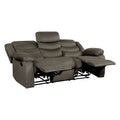 Brown Double Reclining Sofa P594