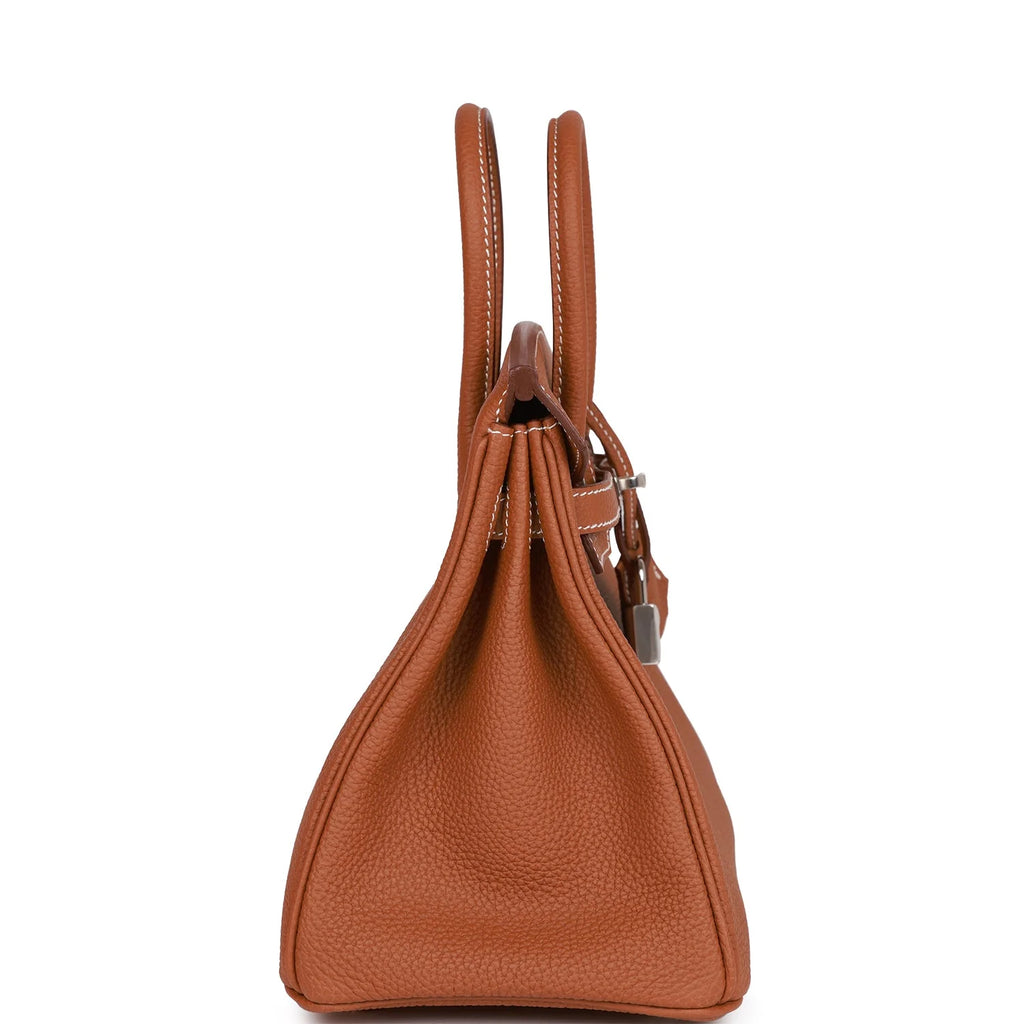 Gold Togo Palladium Hardware Handbag O217