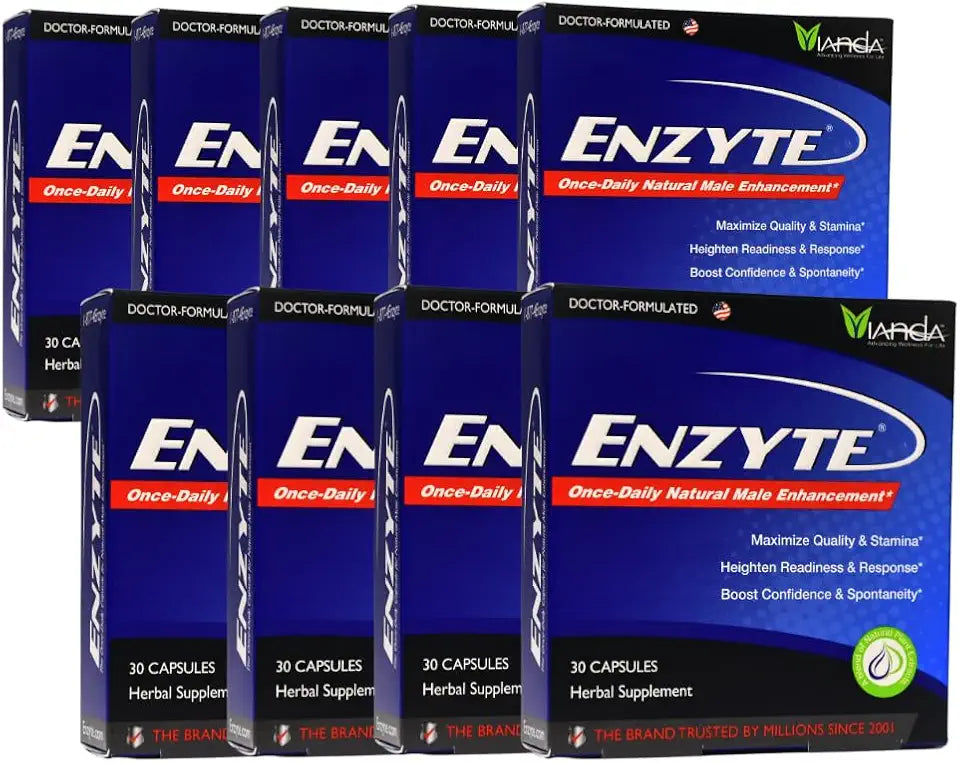 Natural Male Enhancement Bundle with Asian Ginseng, Ginkgo Biloba, Grape Seed Extract, Horny Goat Weed B4610