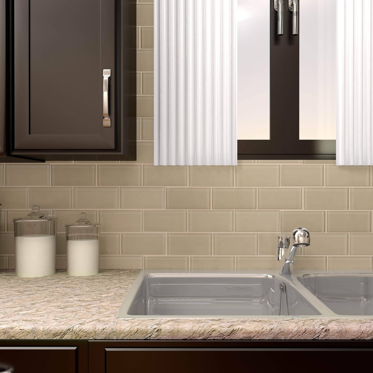 Sandstone Glass Wall Tile M971011