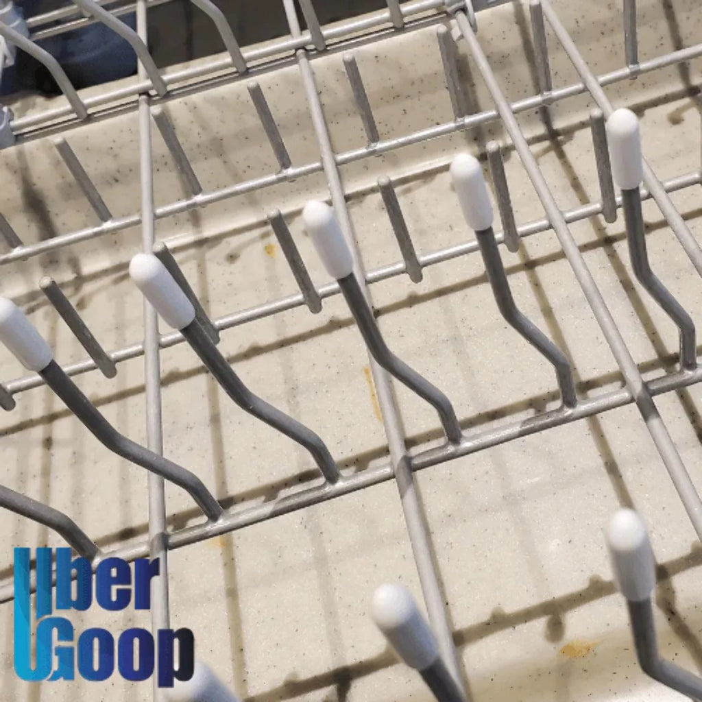 White Dishwasher Rack Repair Coating Kit with 150 Caps 1 oz U472