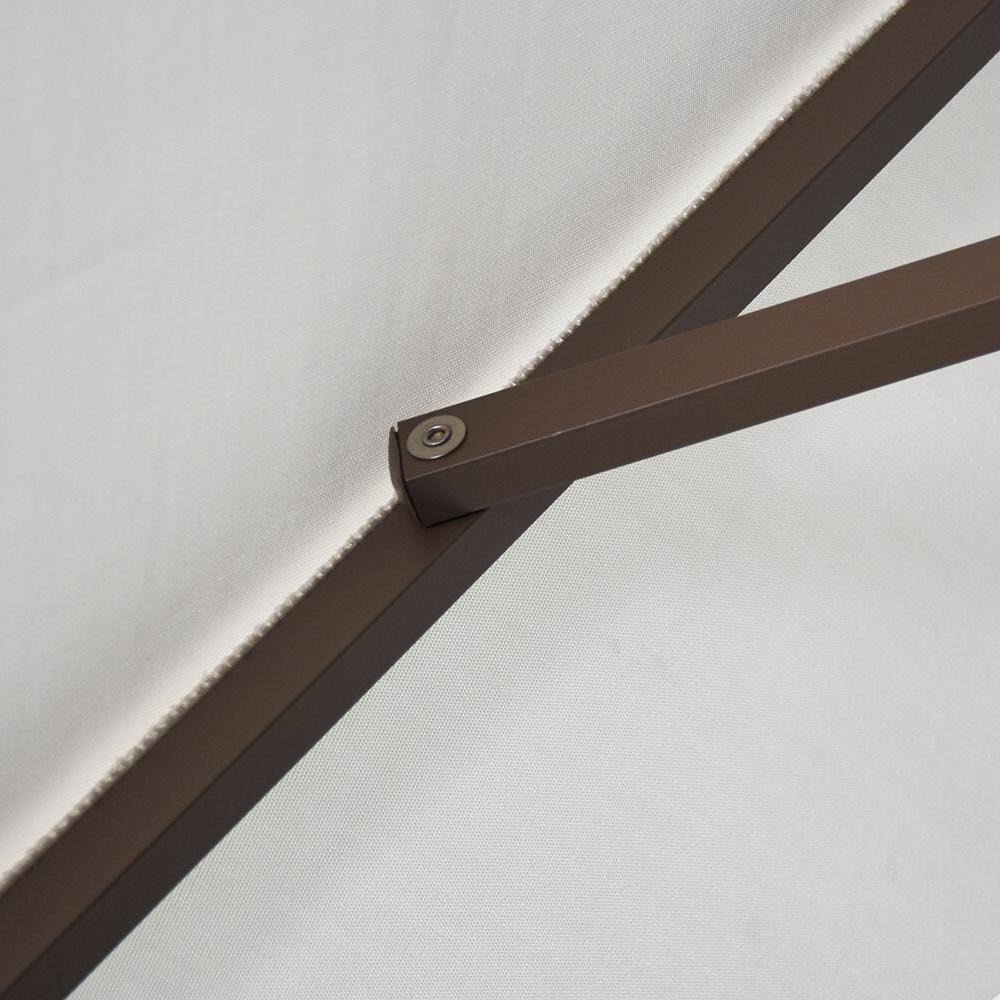 Bronze 9' Aluminum Auto Tilt Market Umbrella X148394