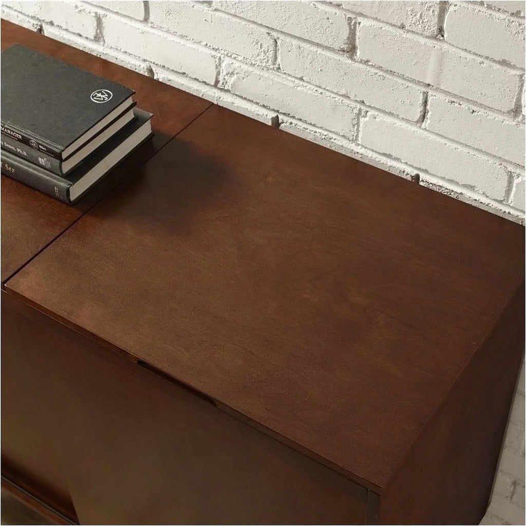 Mahogany Media Console Z417