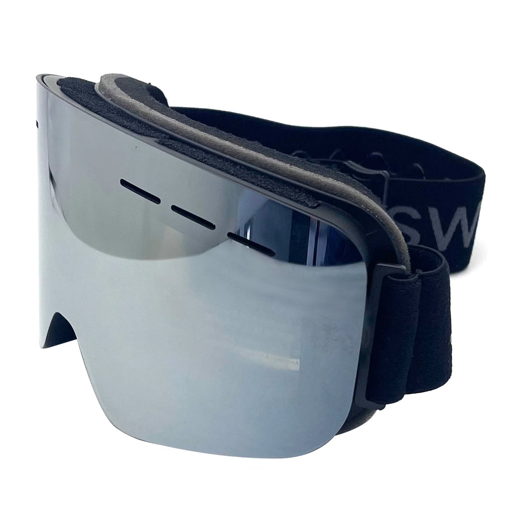 Rimless Ski Goggle Black Strap T554360