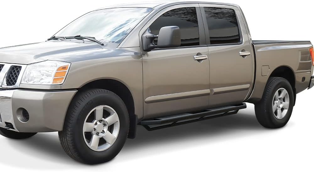 6.5in Aluminum Running Boards for Nissan Titan Crew Cab G387241