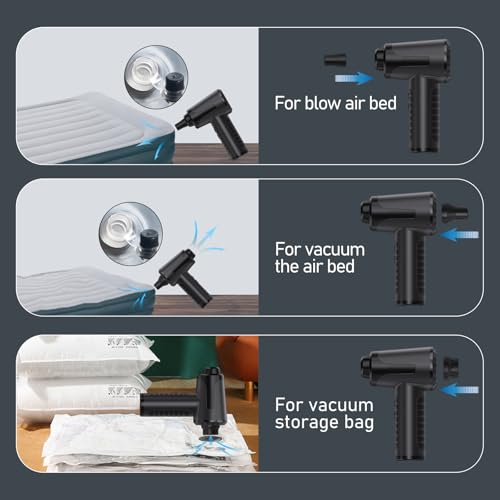Cordless Electric Air Duster 100000RPM Black O9274