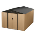 8 x 6 FT Metal Outdoor Storage Shed with Lock V64662