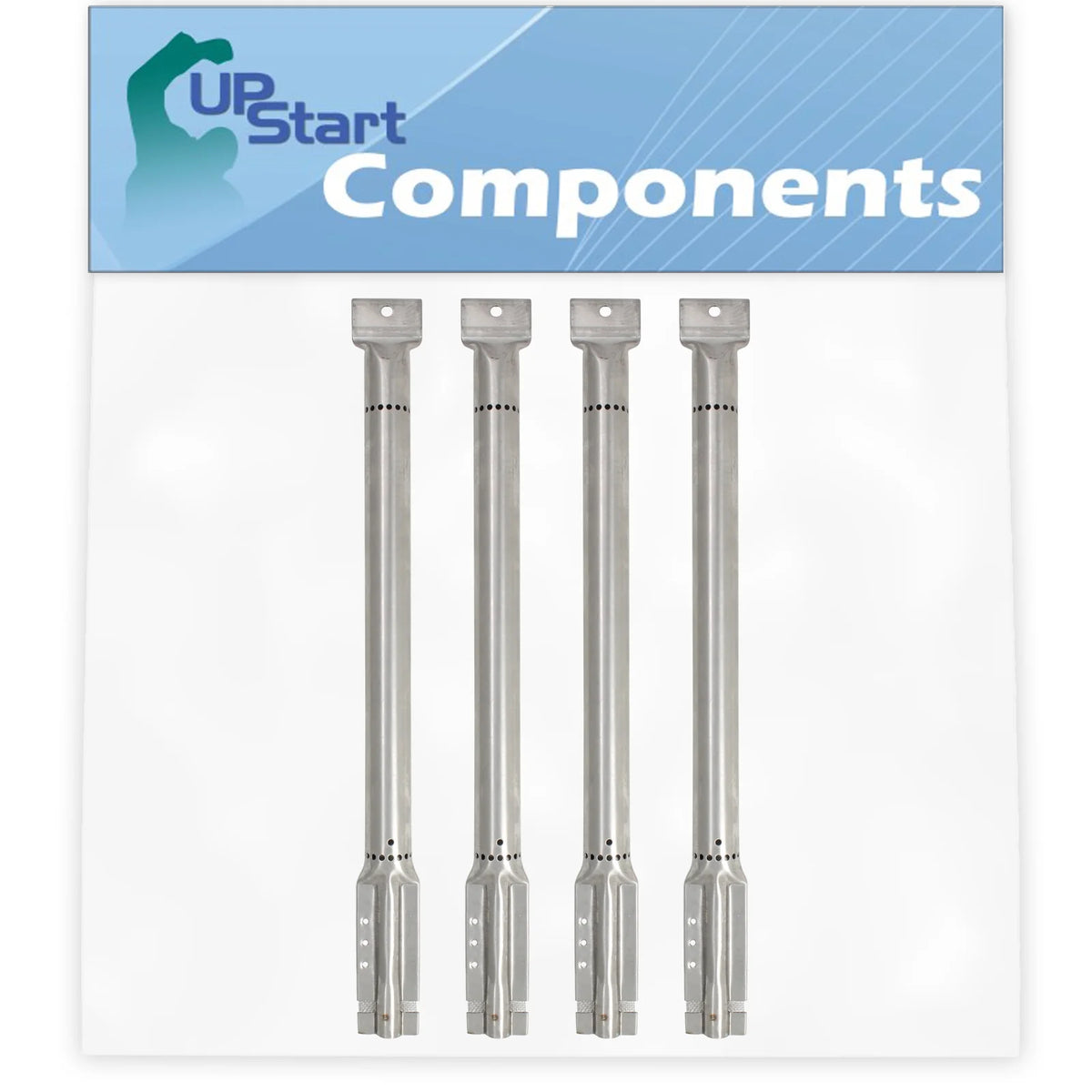 4-Pack Stainless Steel BBQ Gas Grill Tube Burner Replacement Parts L19942