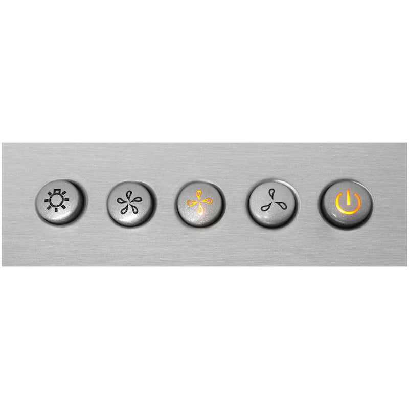 30 in. Stainless Steel Wall Mount Range Hood with LED Lighting O512