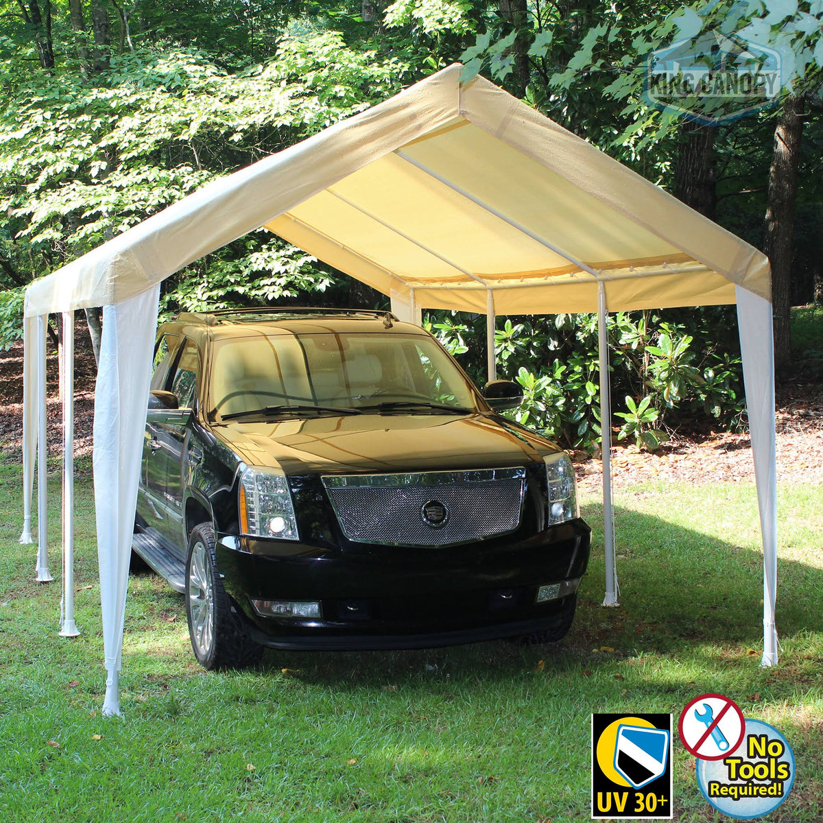10x20 Canopy with Tan/White Cover K2979