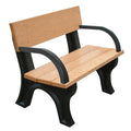 Green Recycled Plastic Park Bench E26352