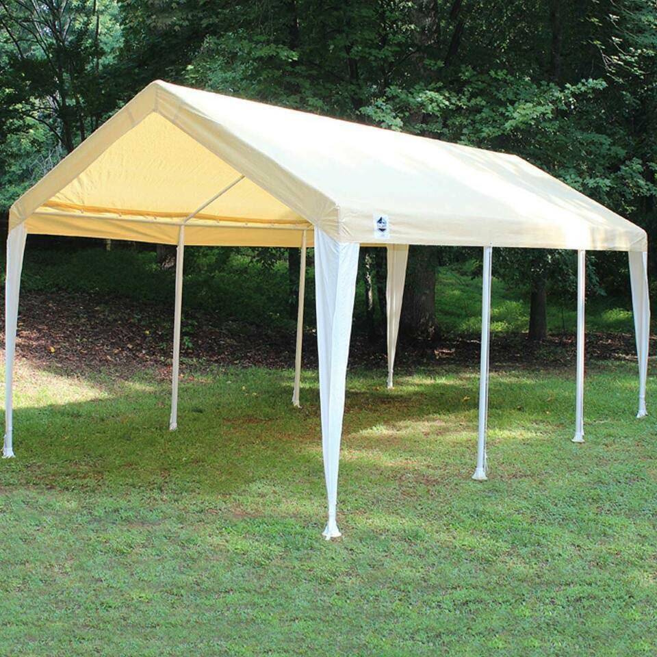 10x20 Canopy with Tan/White Cover K2979