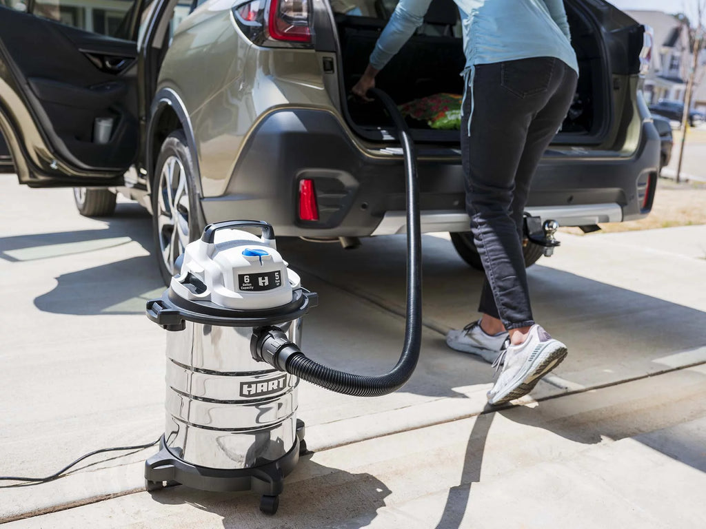 6 Gallon 5 Peak HP Stainless Steel Wet/Dry Vacuum V450664