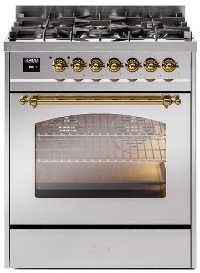 30 Dual Fuel Propane Gas Range in Stainless Steel K652